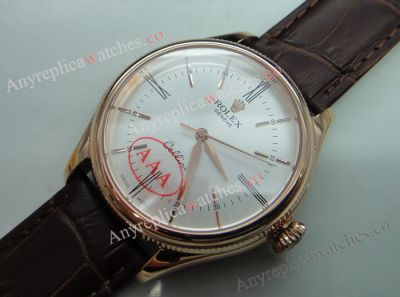 AAA Grade Fake Rolex Cellini Time Watch Everose Gold Watch